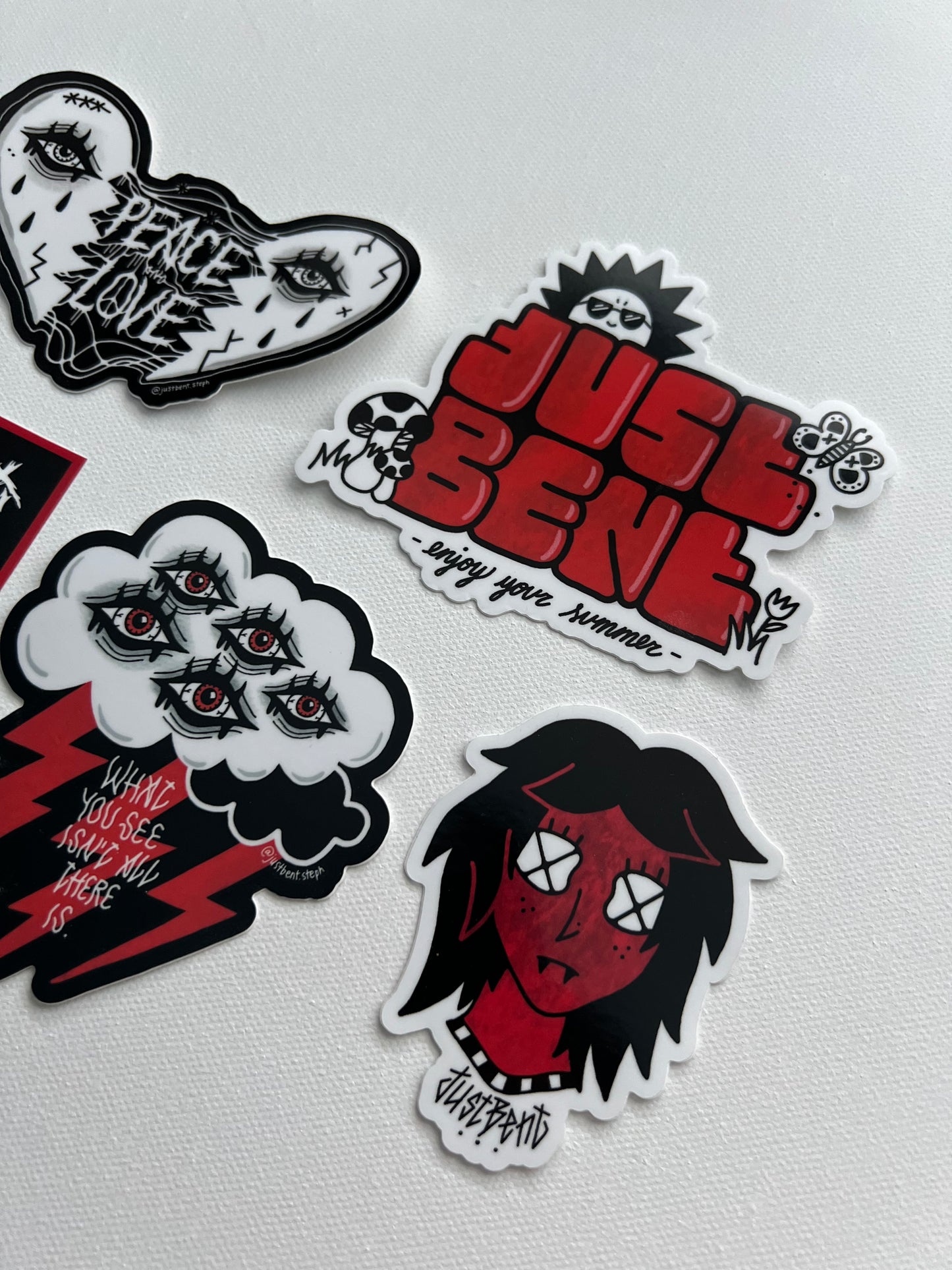 JustBent - Sticker Pack